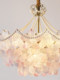 French-Style Living Room Chandelier, Light Luxury and Warm, Crystal Petals and Pearls, Bedroom and Dining Room, Post-Modern Minimalist Room Main Lighting Fixture