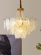 French Light Luxury Living Room Chandelier, Cream Style Master Bedroom Lamp, Retro Crystal Lamp, Warm and Romantic Dining Room and Study Room Lighting Fixtures