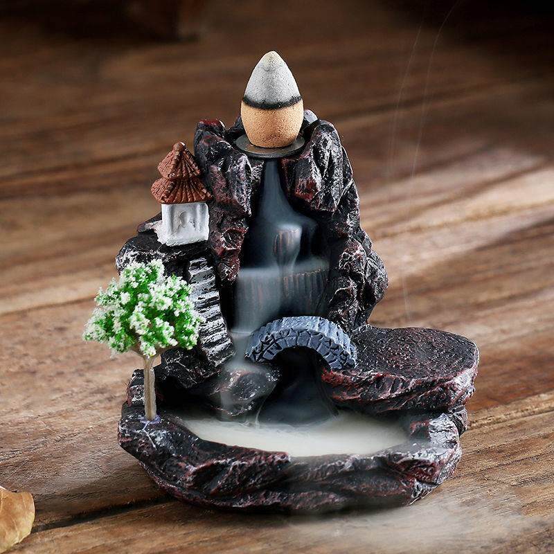 Backflow incense grain tower sandalwood incense household MBR indoor aromatherapy incense piece toilet deodorant soothe the nerves and help sleep agarwood