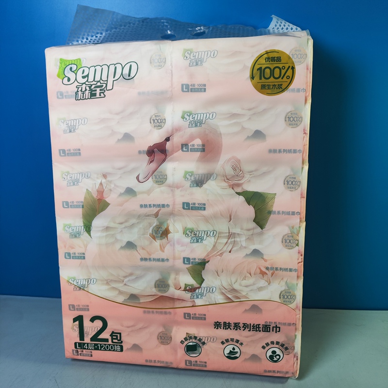 Senbao Tissue Paper Little White Goose Skin-Friendly 12 Packs 400 Sheets Premium Quality 4-Layer Thickened Water-Resistant Household Affordable Facial Tissue Senbao Tissue Paper Little White Goose Skin-Friendly 12 Packs 400 Sheets Premium Quality 4-Layer Thickened Water-Resistant Household Affordable Facial Tissue