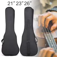 Ukulele Bag 21/23/26Inch Black Portable Soft Case Monolayer