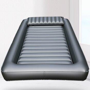 Water Mattress Adult Double Upgraded Version Bubble Single Bath Spa Bed Bedridden Care Inflatable Bath Bed