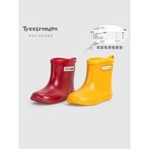 Child Rain Shoes Non-slip Soft Bottom Light Child Male And Female Baby Midcylinder Rain Boots Toddler Water Shoes
