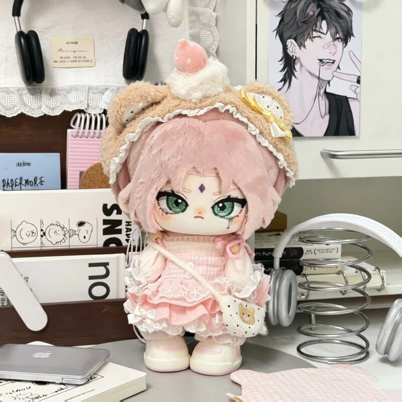 Naruto Haruno Sakura 20cm Cotton Doll Clothes Gift Plush Toy Cute Doll Set for Gifting