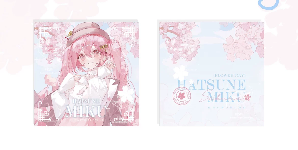 "Pre -sale/drop" [Feng Chuanhua Xin] Hatsune Miku Future Sakura Future Miku is around
