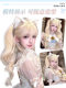 [Princess Jasmine] Wig for Women, Long White Gold Hair, Long Curly Hair, Lolita Style, Big Waves, Natural and Fluffy, Full Head Wig