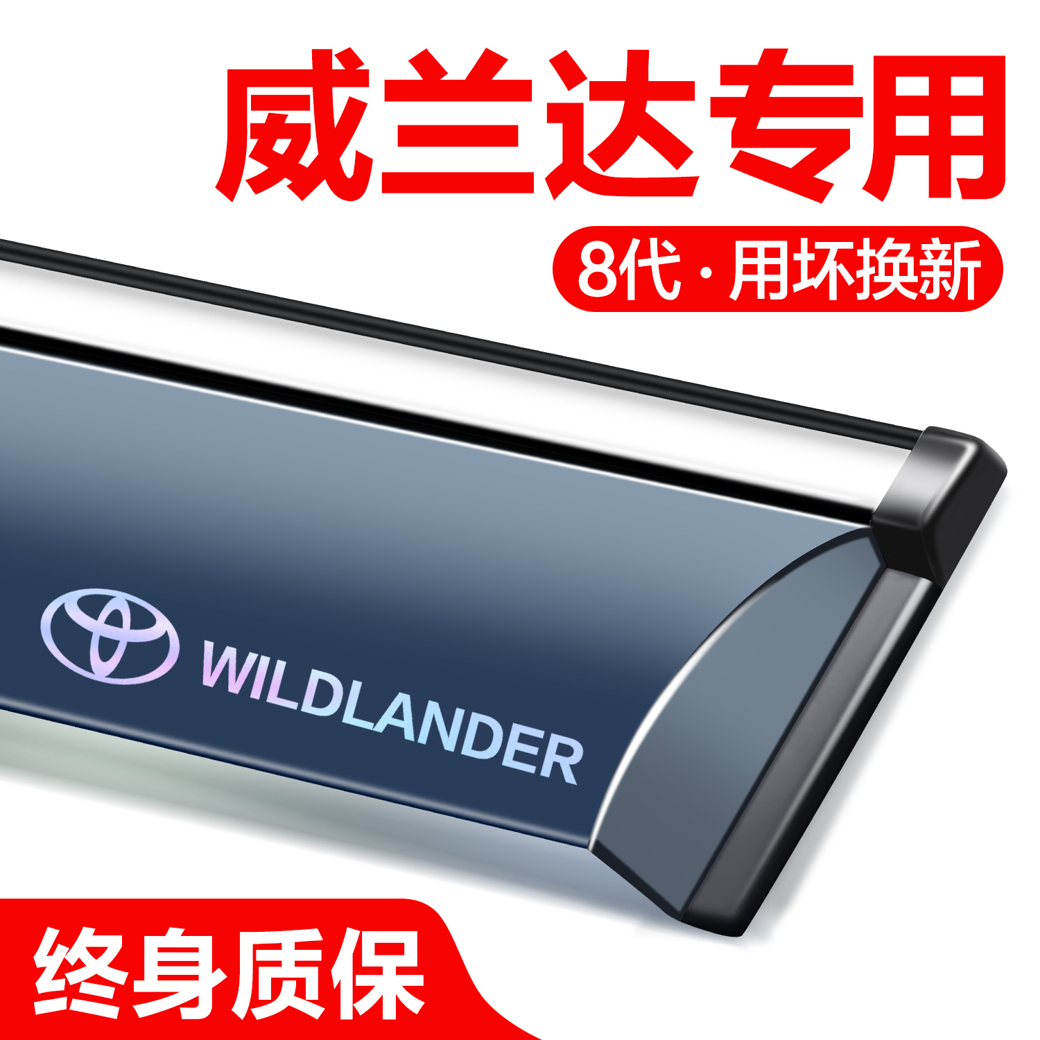 Applicable Toyota Willanda Barometer Rain-stop car Shield Rain Board 2022 Supplies Retrofit Accessories Special Windows Rain Brow-Taobao