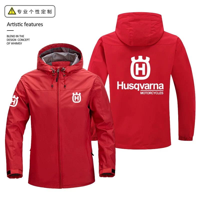 Куртка Husqvarna для мотоциклов внедорожного стиля, мужская повседневная одежда для езды