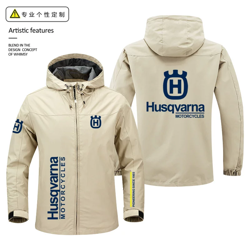 Куртка Husqvarna для мотоциклов внедорожного стиля, мужская повседневная одежда для езды
