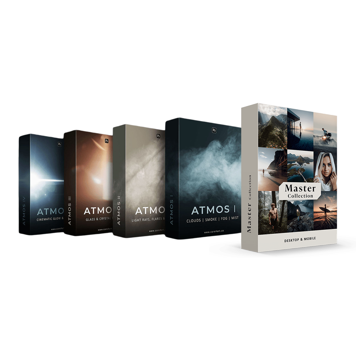 ATMOS Bundle(I II III IV) + care4art Master Collection Presets 摄影师Julian Herbrig预设和素材合集