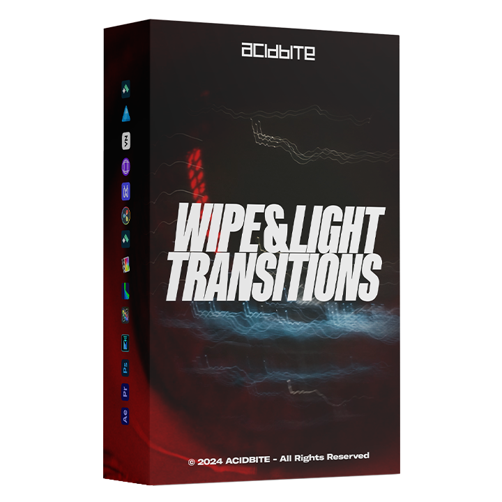 AcidBite转场和叠加素材 – Wipe & Light Transitions