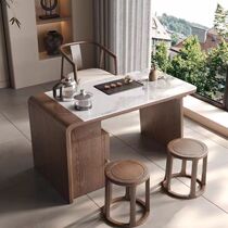 2024 new style medieval tea table home tea room office reception room tea table tea chair combination tea table