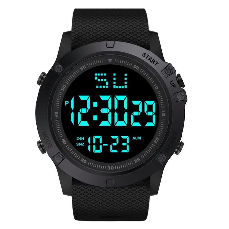 Men's Large-Screen Led Large Dial Watch Sports Digital Watch Adult Student Digital Watch 653 Men's Large-Screen Led Large Dial Watch Sports Digital Watch Adult Student Digital Watch 653