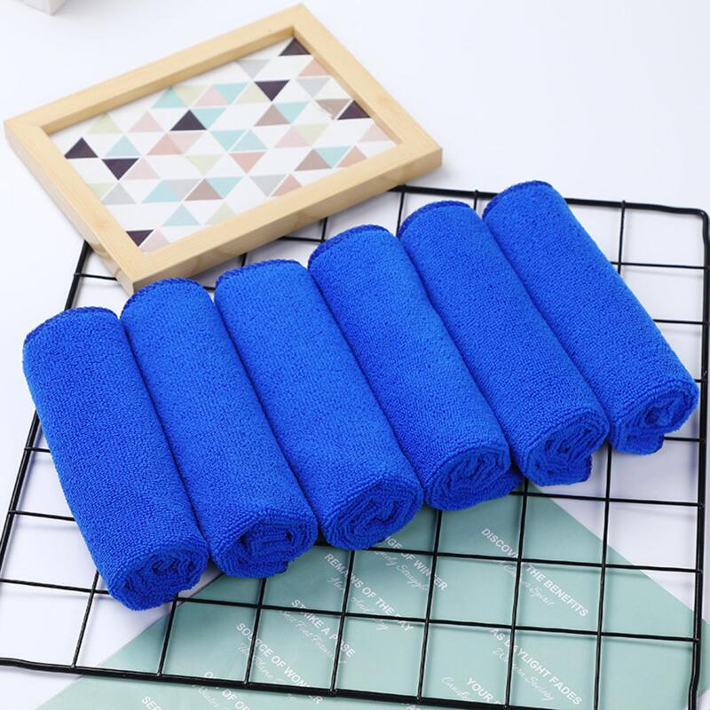 Cleaning Cloth for Cars, Special Cleaning Towel, Royal Blue Edge-Locking Cleaning Cloth, Car Wash Towel, Soft, Absorbent, Lint-Free, Thickened