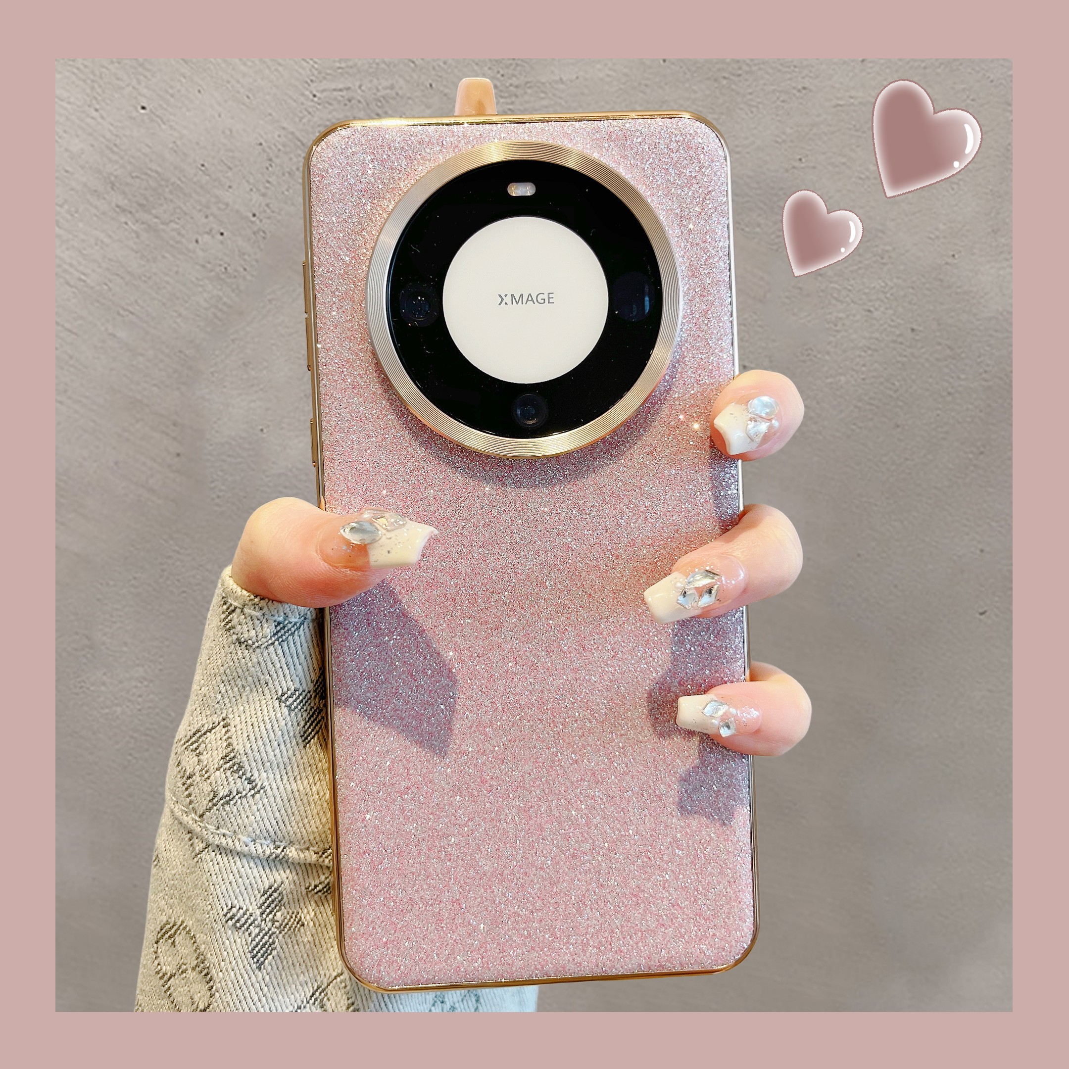 Applicable Huawei mate60pro mobile phone shell new star drill flash powder mate50pro materialistic luxurious mate40pro minimalist mate30pro High sense of mate30pro