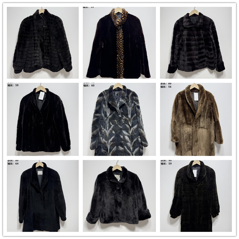 Second-Hand Vintage Imported Mink Fur Beaver Fur Reversible Fur Coat for Women A4 Second-Hand Vintage Imported Mink Fur Beaver Fur Reversible Fur Coat for Women A4