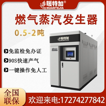 Ultra-low nitrogen 1 ton gas steam generator for sterilization and brewing commercial natural gas liquefied gas 2 ton steam boiler