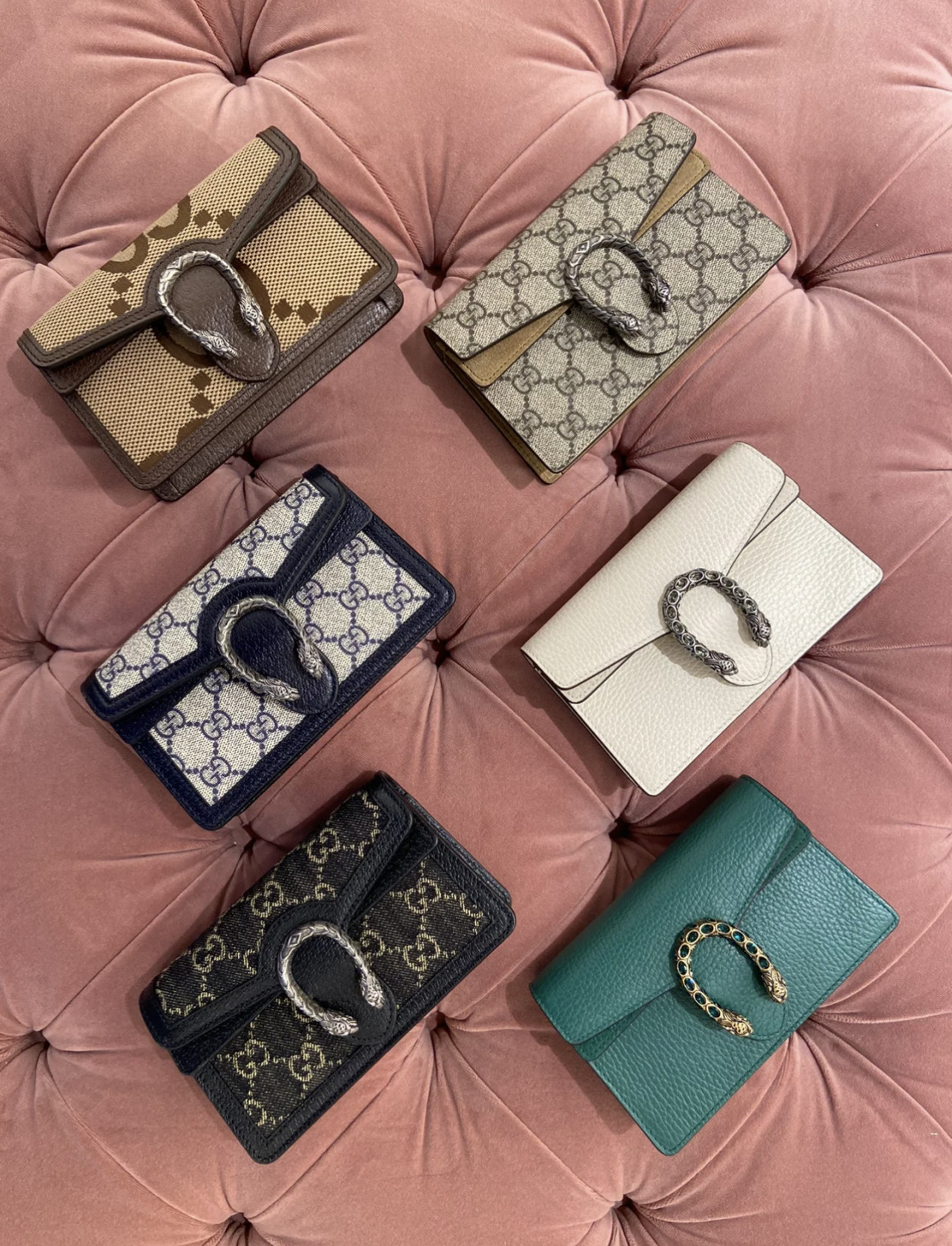 Сумка Сумка бак 美国代购适用于gucci/古驰女士迷你老花dionysus酒神包斜挎单肩包 GUCCI/Dionysus
