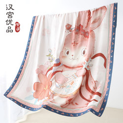 Baby gauze blanket summer children kindergarten nap blanket Chinese style summer cool quilt air conditioning quilt baby blanket