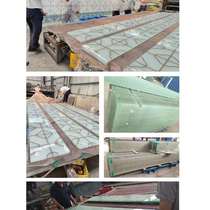 Customized shower room project hotel office outdoor scenic area double layer laminated wire laminated tempered art glass