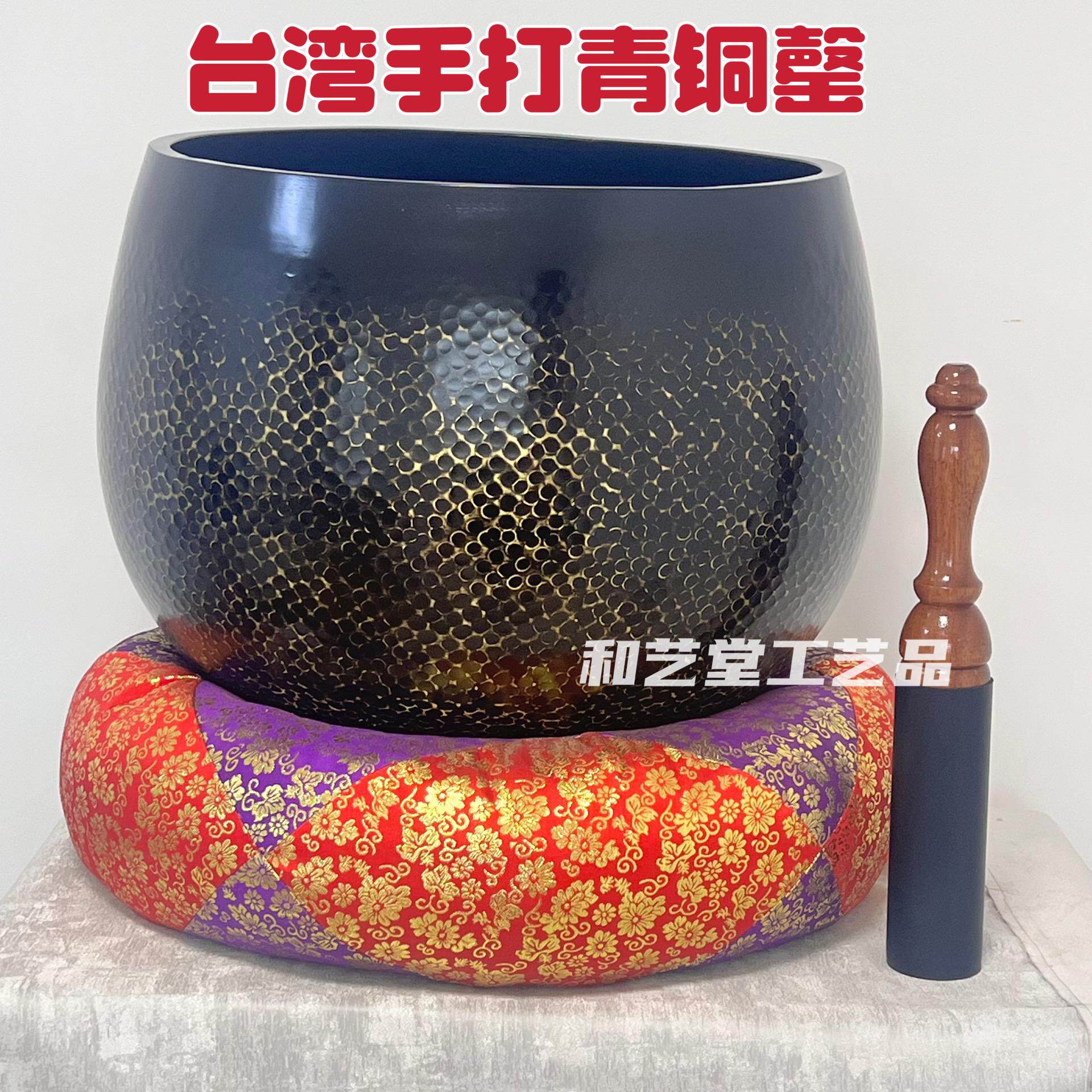 青铜铜磬纯铜大音量真铜钵盂铜磬黄铜大磬法器僧磬佛音纯铜钵铜罄