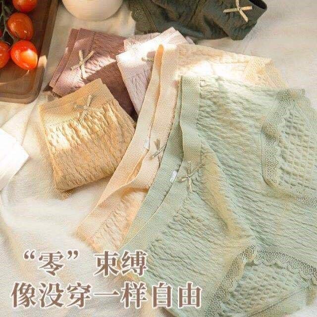 内裤女纯棉全棉裆抗菌少女中腰女生日系女士无痕透气短裤夏季薄款详情3