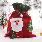 Apple, рождественская льняная сумка, защитный амулет для пожилых людей, детская сумка, упаковка, подарок на день рождения