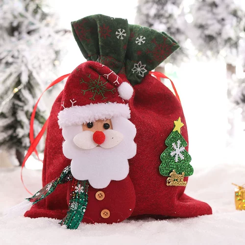 Apple, рождественская льняная сумка, защитный амулет для пожилых людей, детская сумка, упаковка, подарок на день рождения