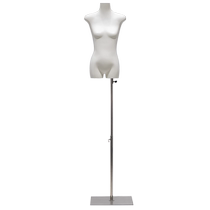 Cream style painted model display stand womens new clothing store flat body flat chest props half-length mannequin full body