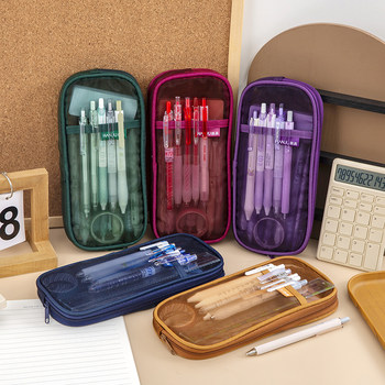 High-value, dirt-resistant fashion retro student pencil bag u-shaped