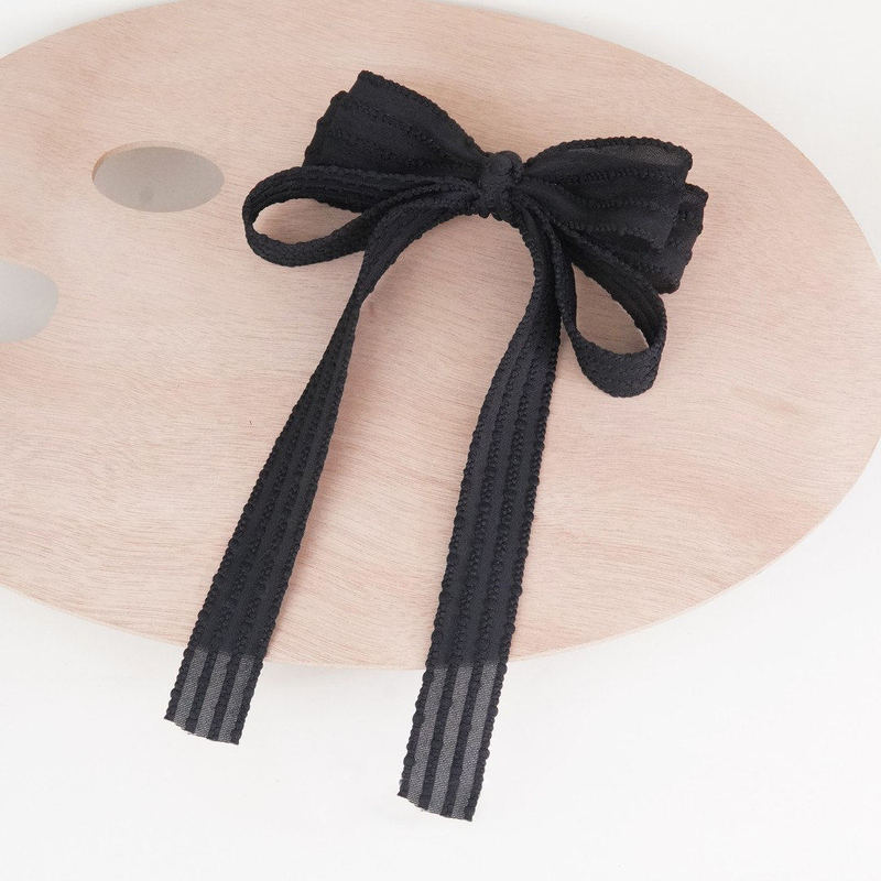 Korean Style ins Bow Ribbon Hair Clip for Women, Spring Clip, 2026 New Model, High-End Feel, Half-Tied Hair Accessory for the Back of the Head Korean Style ins Bow Ribbon Hair Clip for Women, Spring Clip, 2026 New Model, High-End Feel, Half-Tied Hair Accessory for the Back of the Head