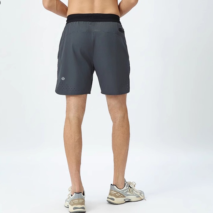 Lulu Lulu Sports Shorts Men's Fitness Quick-Drying Breathable Outdoor Track and Field Running Casual Yoga Shorts