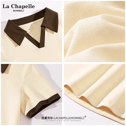 Футболка polo, летняя футболка с коротким рукавом, подходит для подростков, V-образный вырез