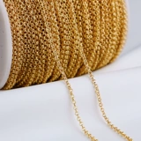 Цепь ручной работы с кисточками, ожерелье, аксессуары, 14 карат, золотой цвет