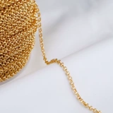 Цепь ручной работы с кисточками, ожерелье, аксессуары, 14 карат, золотой цвет