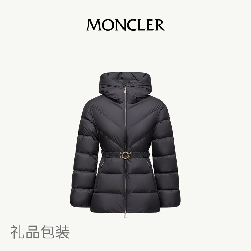 Moncler Brosse Short Waist-Cinched down Jacket Women's Jacket