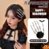 Halloween ngộ nghĩnh đáng sợ dạ quang đồng hồ tay đồng hồ đạo cụ cos kinh dị trang phục trẻ em trang trí kẹp tóc phụ kiện 