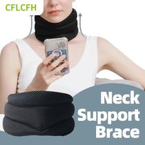 Neck Support Brace Cervical Traction Fixed Corrector Soft Du