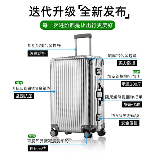 Элитный металлический чемодан, коробка, Германия, алюминиево-магниевый сплав