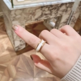 Bvlgari, золотое обручальное кольцо для влюбленных, 18 карат, розовое золото