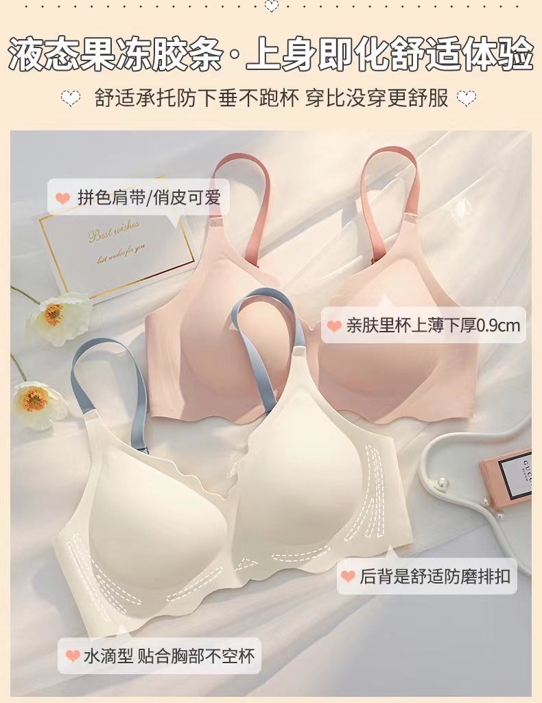 新款冰淇淋色系果冻内衣 图5