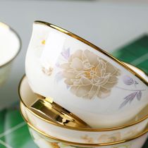 Bowl household 2024 new high-looking simple style tableware set bowls and plates modern set household food grade light luxury