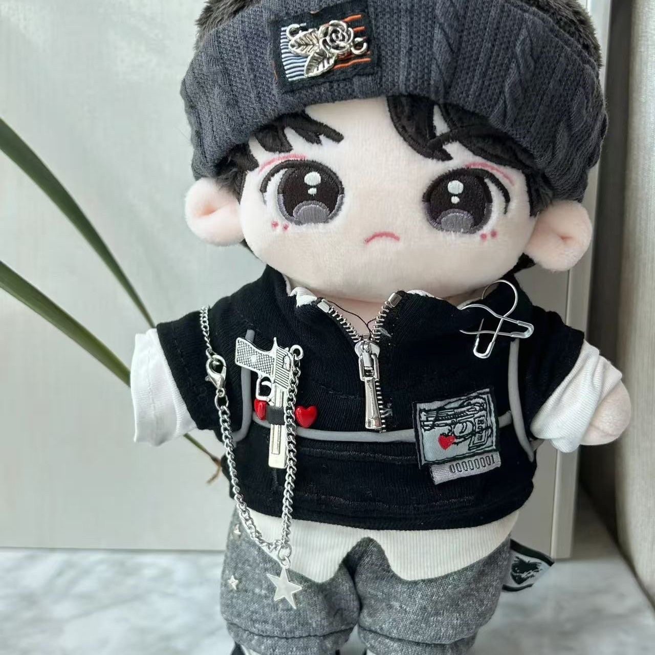 时代少年团刘耀文棉花娃娃！20cm同款男娃，颜值与手感双杀！_棉花娃娃_