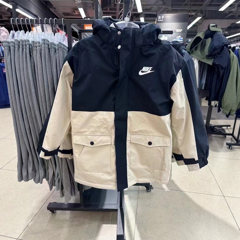 Nike/Nike Genuine Children's Autumn and Winter Three-In-One Warm Two-Piece Jacket Set Fd9281-126/479