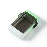 Водонепроницаемый кальян, портсигар, зажигалка, зеленый ремешок