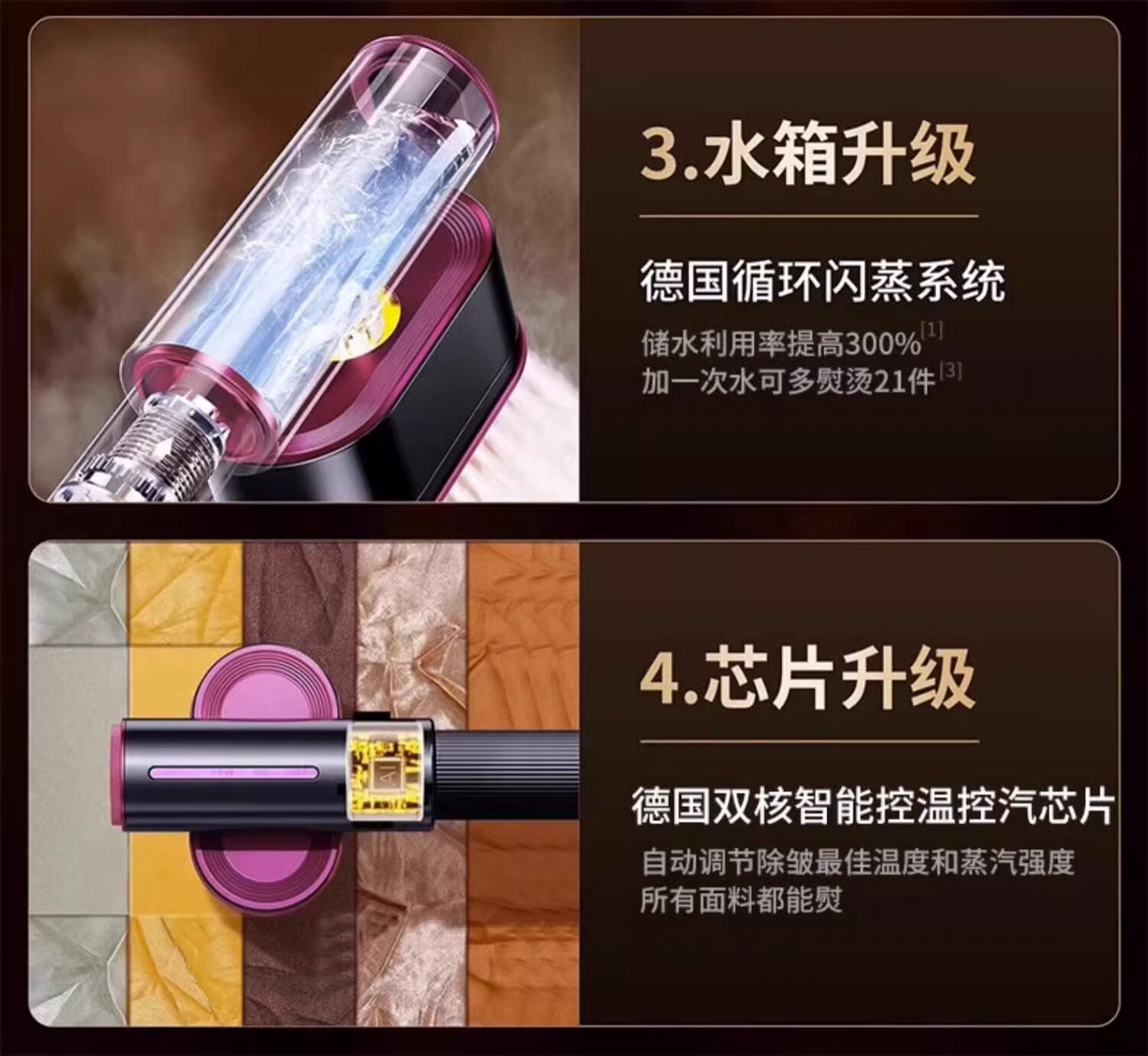 Паровая щетка [熨烫神器]手持挂烫机小型蒸汽熨斗便携式家用旅行迷你电衣服宿舍