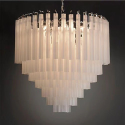 French-Style Living Room Chandelier, Romantic and Light Luxury, Mid-Century Villa Crystal Dining Room Lamp, Retro Glass, Simple Modern Bedroom Lamp