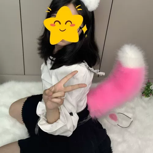 Настоящий плюшевый электрический подвижный хвост ручной работы, имитация электрического подвижного лисьего хвоста, детский реквизит для выступлений, хвост зверя