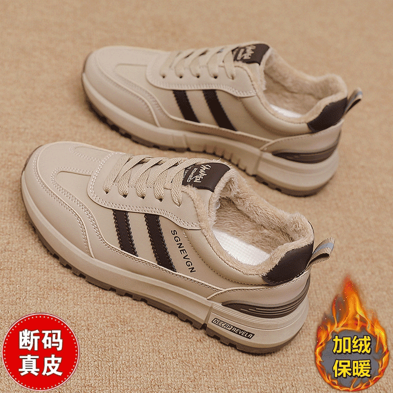 soft sole Soft-Soled Sports Casual Shoes for Women 2025 New Autumn and Winter Hot-Selling Non-Slip Waterproof Fleece-Lined Warm Cotton Shoes
