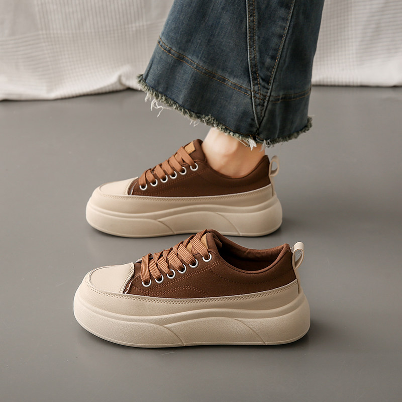 soft sole Genuine Leather Sneakers for Women 2025 New Spring Non-Slip Waterproof Lightweight Flat Casual Shoes